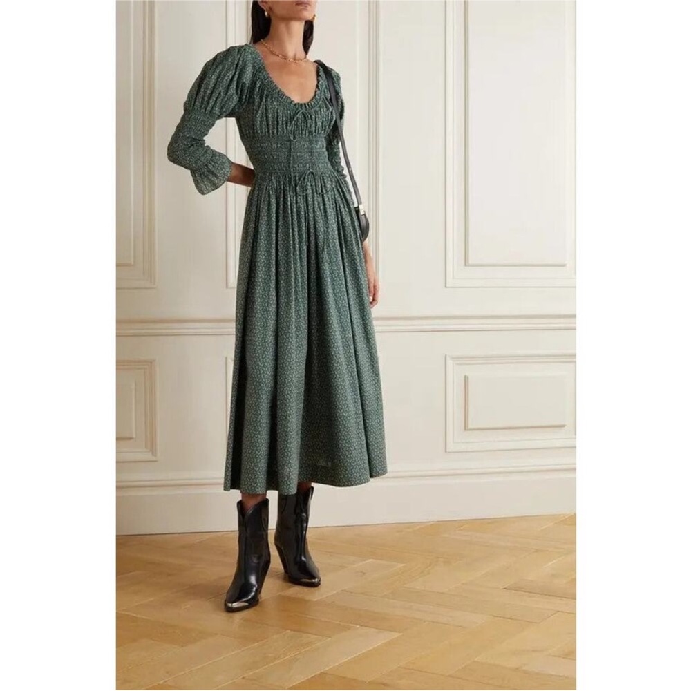 ISO DOEN GREEN KAIRA DRESS